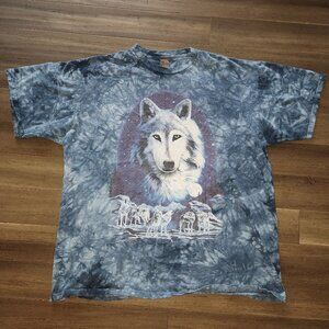 Vintage Wolf shirt by The Mountain,  Men's 2XL?